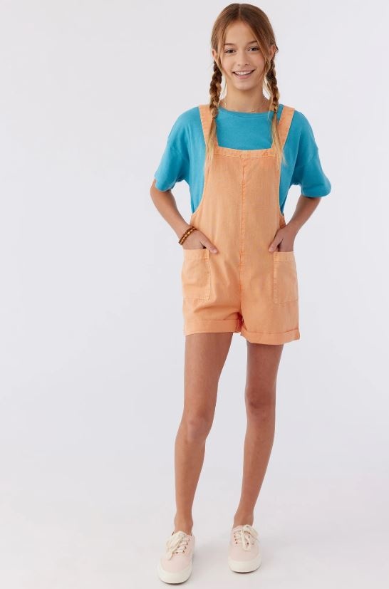 O'Neill O'Neill Starlette Overalls Tangerine (Youth)