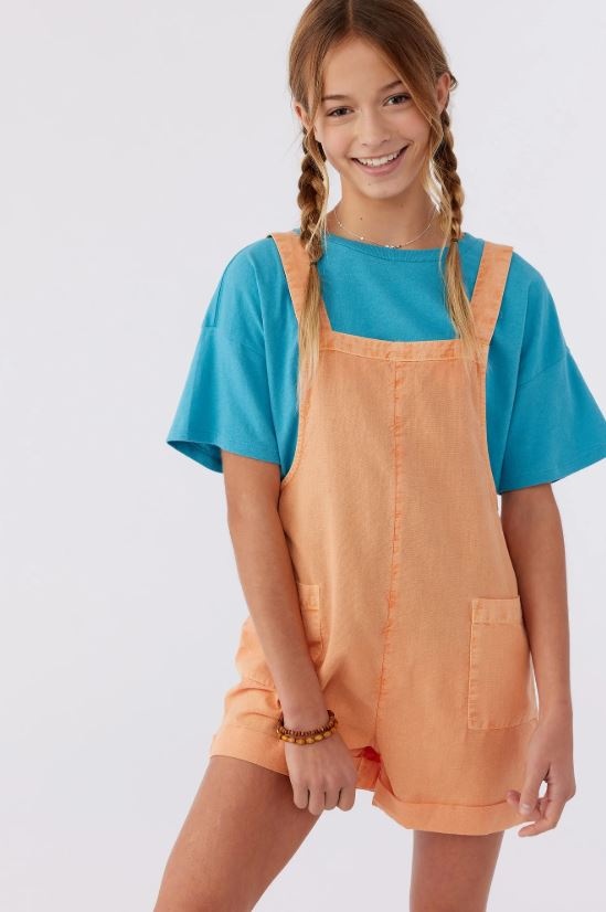 O'Neill O'Neill Starlette Overalls Tangerine (Youth)