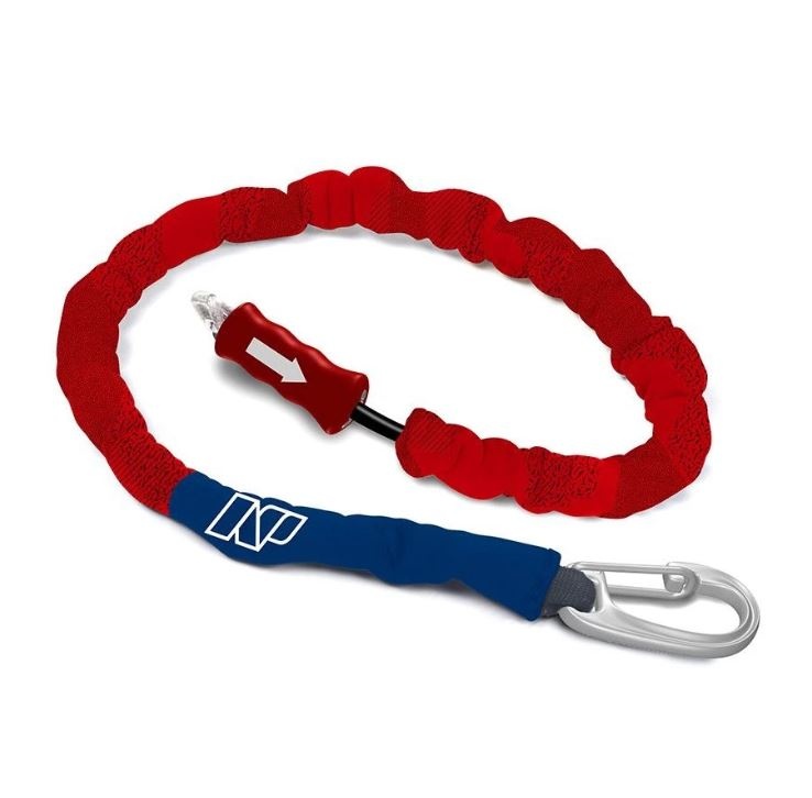 Handle Pass Leash- Red/Navy