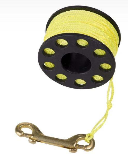 Trident Trident Reef Finger Reel 100' (Yellow)