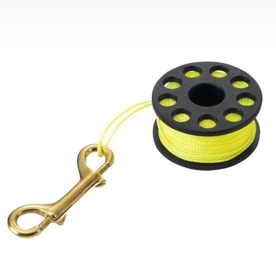 Trident Trident Reef Finger Reel 100' (Yellow)