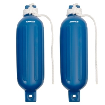 Kimpex Kimpex Inflatable Vinyl Fender 5.5 X 20' W/Rope BLUE