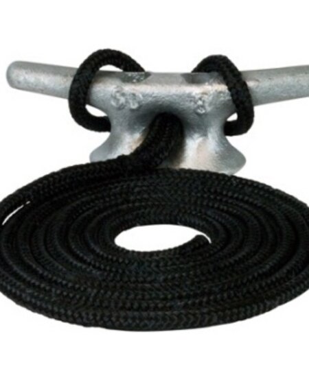 Sea Dog Double Braided Nylon Dock Line 10' X 1/2" (BLACK)