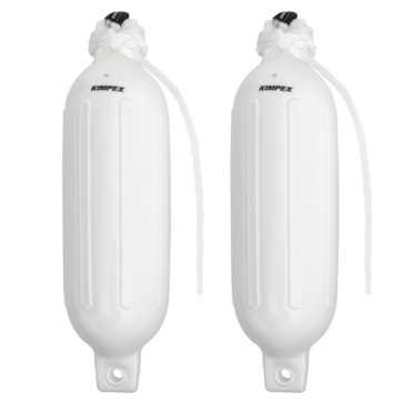 Kimpex Kimpex Inflatable Vinyl Fender 5.5'' X 20'' W/Rope (2PK)