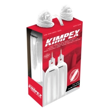 Kimpex Kimpex Inflatable Vinyl Fender 5.5'' X 20'' W/Rope (2PK)