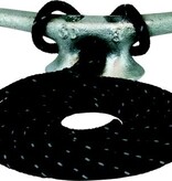 Land N Sea Dock Line DBL BLK/TRACER 5/8X15