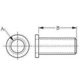 Seadog Nylon Oarlock Socket Bushings