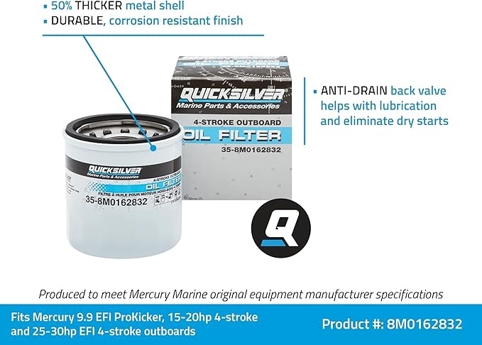 Mercury/Quicksilver Quicksilver Oil Filter Assembly 4 Stroke O/B