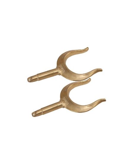 Sea Dog Bronze Ribbed Horn Oarlocks- Pair