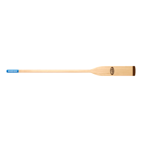 Crooked Creek Crooked Creek Varnished Wood Oar - Blue Grips