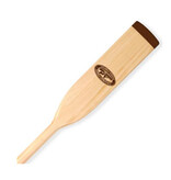 Crooked Creek Crooked Creek Varnished Wood Oar - Blue Grips