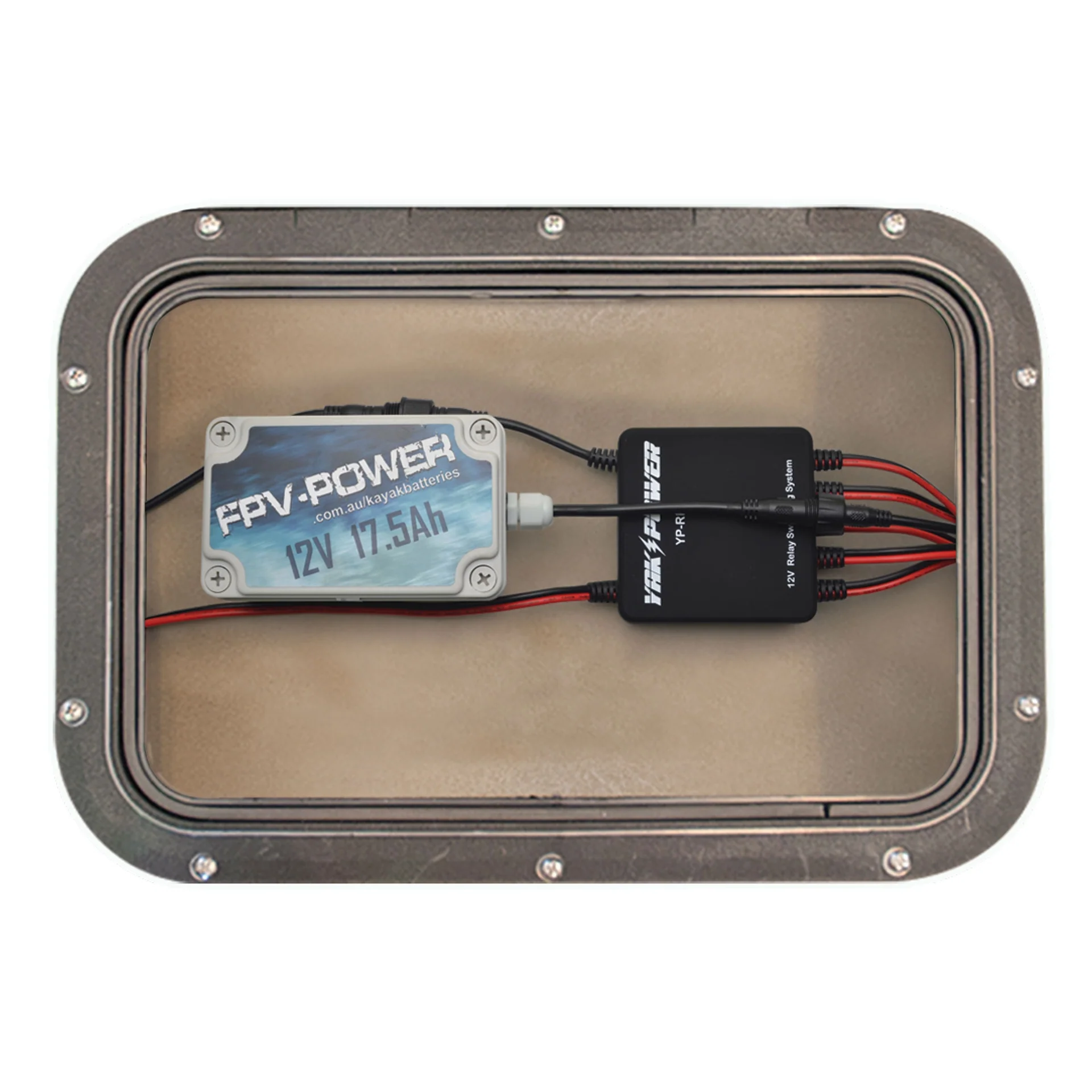 Yak Power YP-BTP12FPV 12” Battery Terminal Connector with SAE to FPV Battery Connector