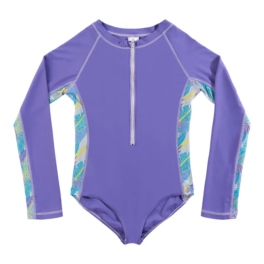 Level Six Level Six Youth Long Sleeve Swimsuit