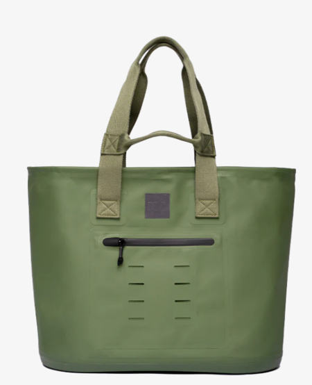 Waterproof Tote Bag - Olive Green