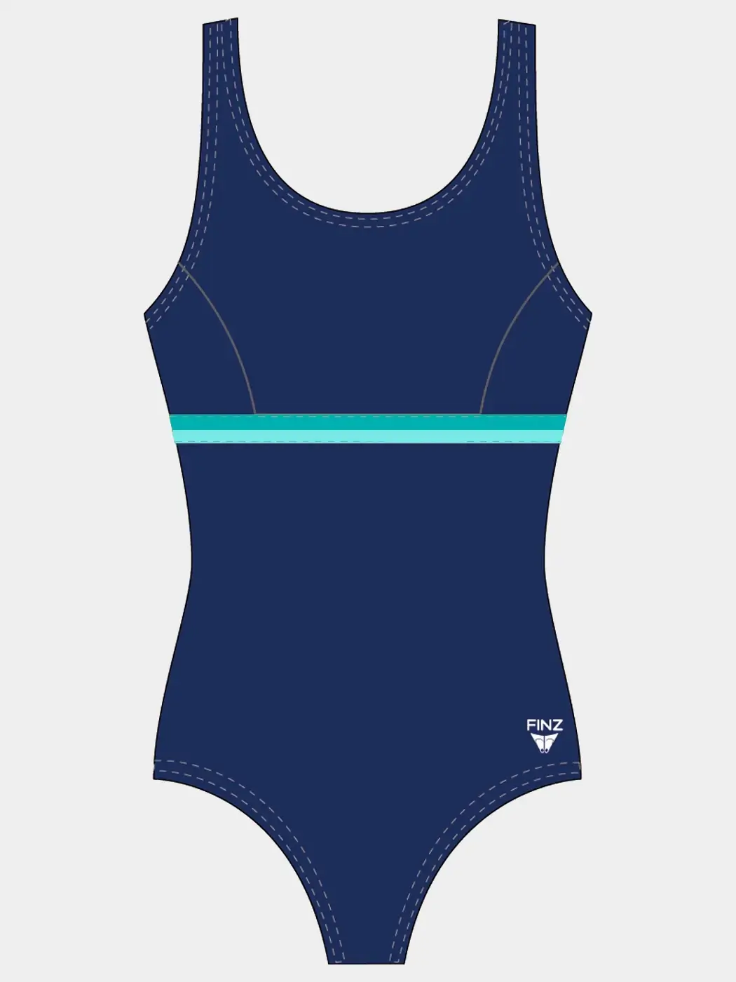 FINZ Ladies Horizontal Splice 1pc