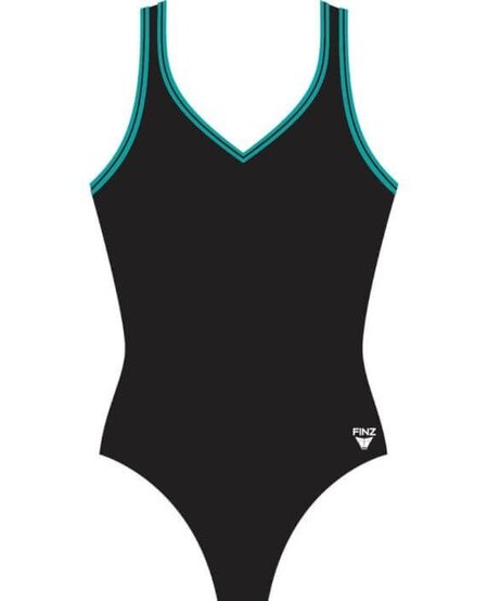 Ladies V-Neck & V-Back 1-pc