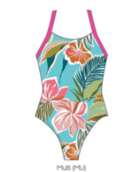 Ladies Tahiti Cross Back 1pc
