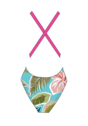 FINZ Ladies Tahiti Cross Back 1pc