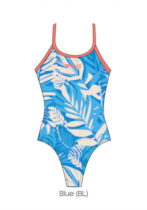 FINZ Ladies Summer Palms Tri Back 1pc
