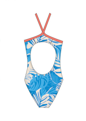FINZ Ladies Summer Palms Tri Back 1pc