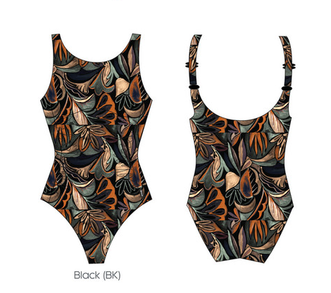 FINZ Ladies High Neck 1 Pc - Mast Print