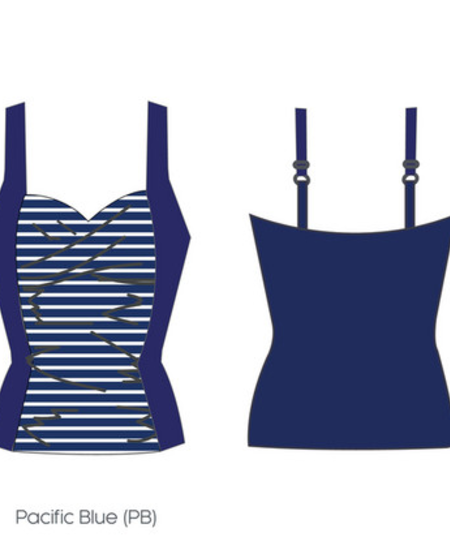 Ladies Twist Front Tankini