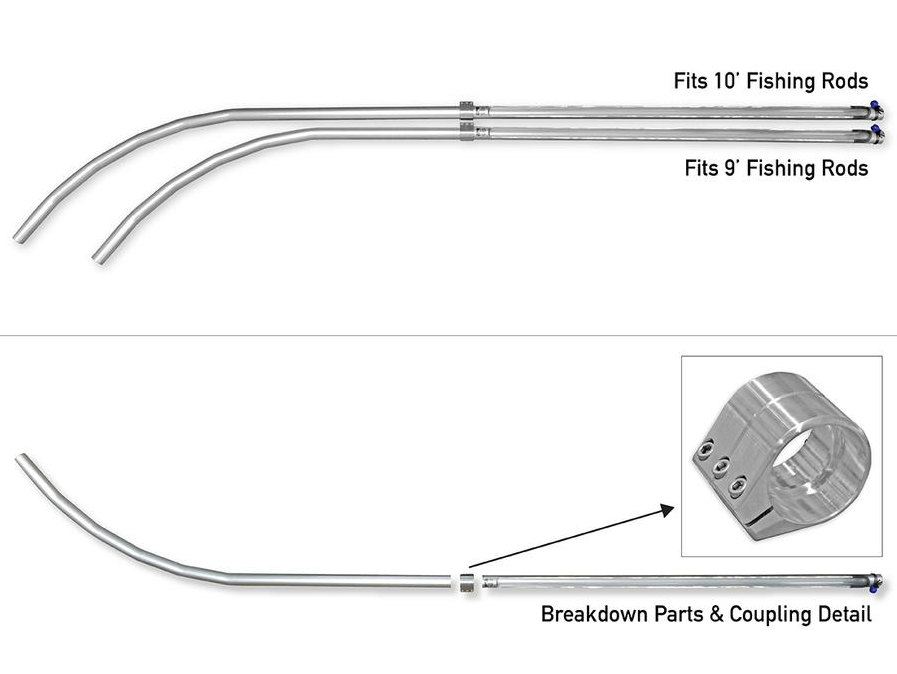 Down River Down River Fishing Rod Holder For Raft