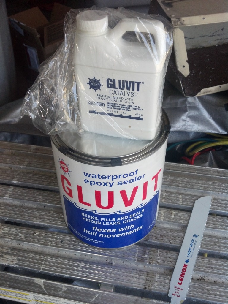 Gluvit Gluvot - Aluminum boat Rivet Sealer