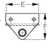Rudder Gudgeon For Flat Sterns