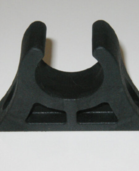 Black Rubber - Pole Clip 1-1/2"