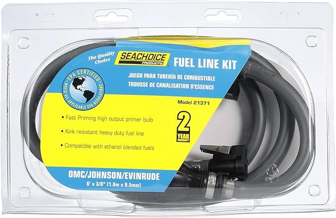 Land N Sea Seachoice Fuel Line Merc Low Perm Model 21371