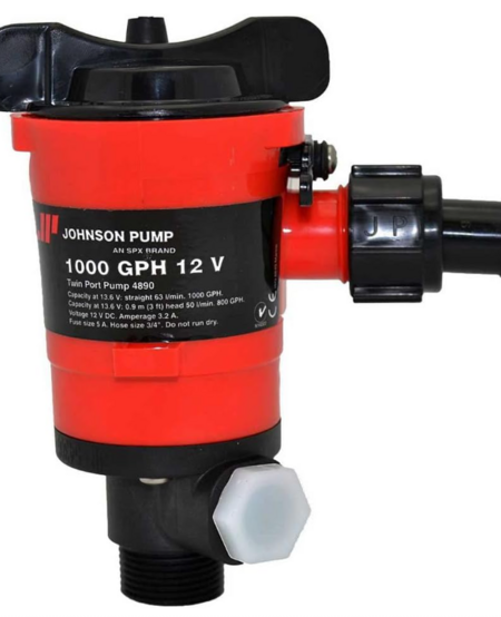 Dual Port Pump 1000GPH 12V