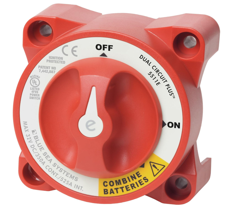 Blue Sea Battery Switch Dual Circuit 3 Pos