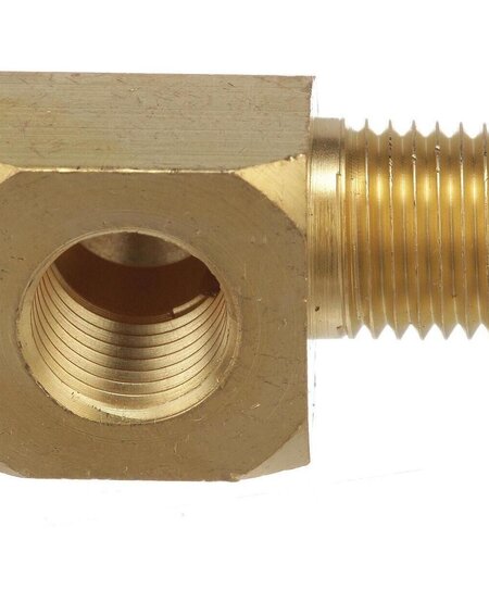 BRASS TANK ELBOW-1/4 X 90 DEG