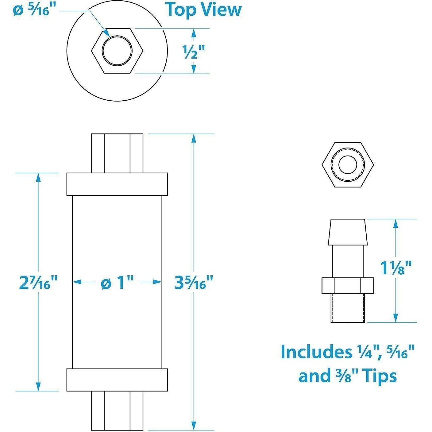 Seachoice Universal In-Line Fuel Kit