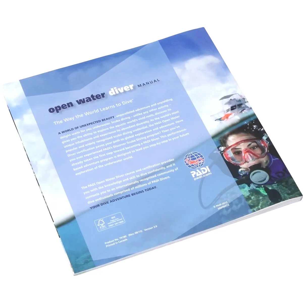 Open water diver Crewpack - W-table, Logbook, Imperial