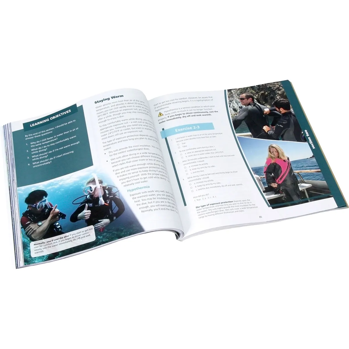 Open water diver Crewpack - W-table, Logbook, Imperial