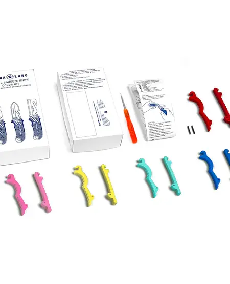Aqualung Small Squeeze Knife - Blunt Tip Color Pack