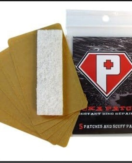 Puka Patch - instant ding repair, 5 patches and scuff pad