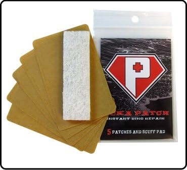 Puka Patch - instant ding repair, 5 patches and scuff pad