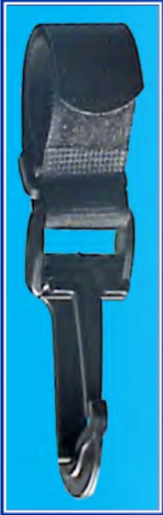 Diversco Clip, Velcro Multi-Clip, BK