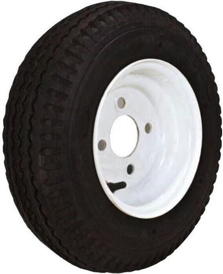 Trailer Tire W Rim 4.80-4.00-8