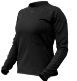 X-Larg Women's Super Hot Fuzz 4-Way Stretch Fleece Top - Black