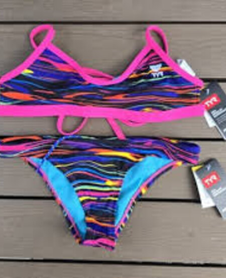 Fresno Tieback Top w/ mini bikini bottoms