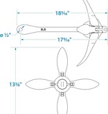 Seachoice Seachoice Folding Grapnel Anchor 9LBS