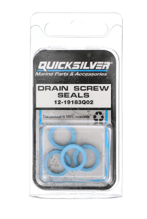 Quicksilver Quick Silver Drain Screw Seals