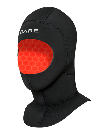 BARE 7mm Ultrawarmth Coldwater Hood, Black