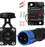 GaiRen GaiRen 60amp Trolling Motor Plug, Recipticle and Breaker