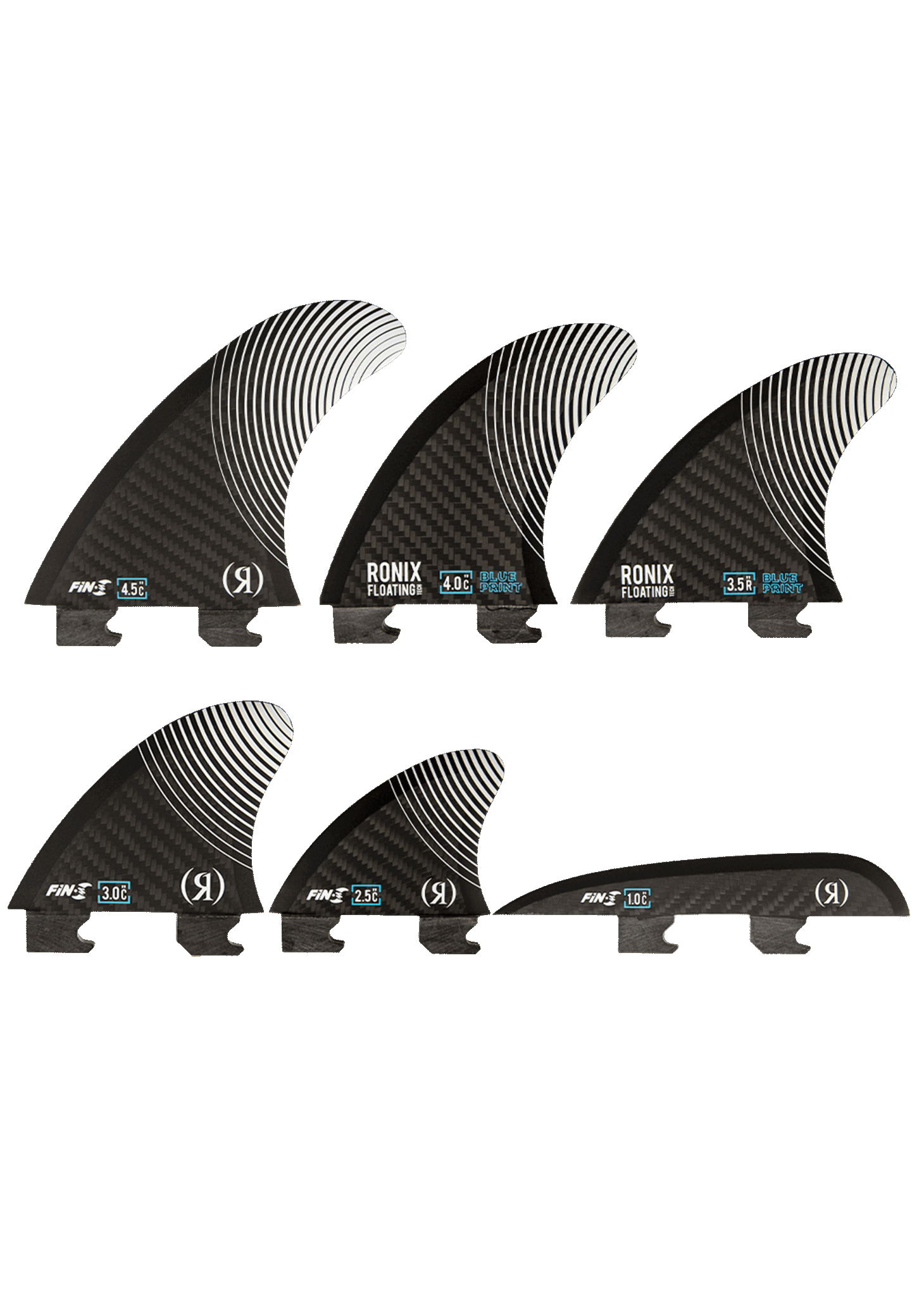 Ronix Ronix Carbon Floating Button Fin