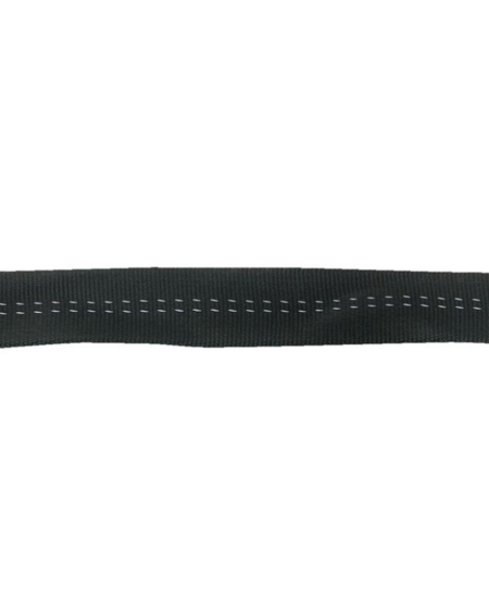 Tech Tape Tubular Webbing 1" Black Spool-Per Foot